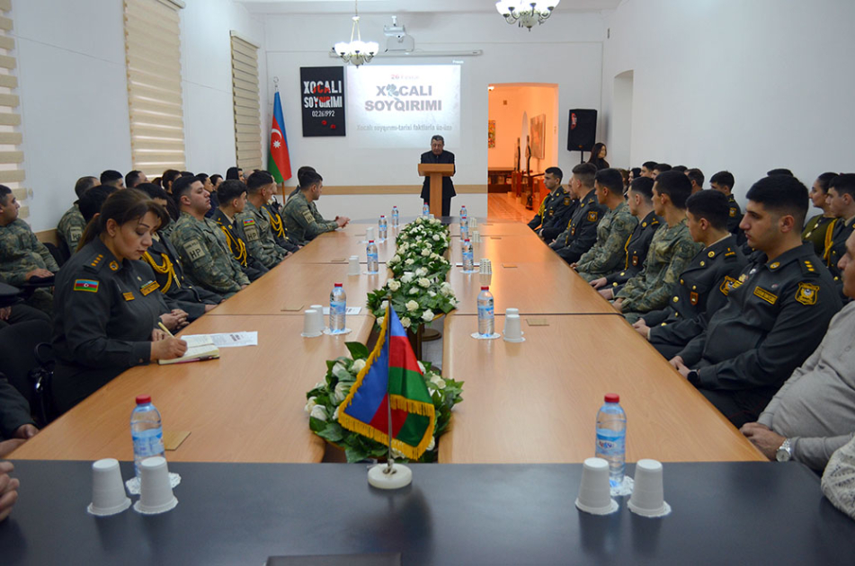 Azerbaijan Army commemorates anniversary of Khojaly genocide (PHOTO)