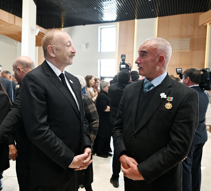 President Ilham Aliyev, First Lady Mehriban Aliyeva, attend opening of Khojaly Genocide Memorial (PHOTO/VIDEO)
