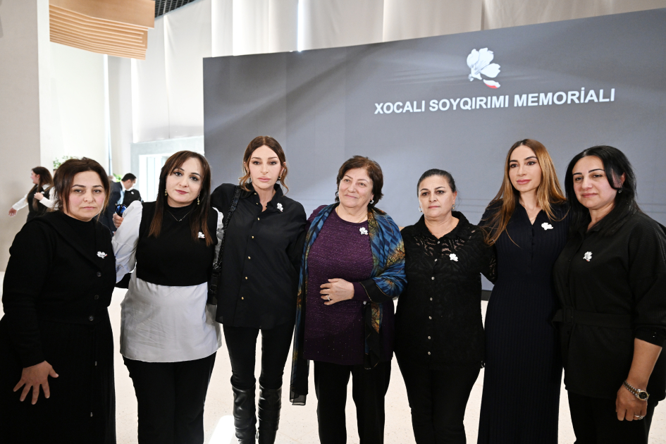 President Ilham Aliyev, First Lady Mehriban Aliyeva, attend opening of Khojaly Genocide Memorial (PHOTO/VIDEO)