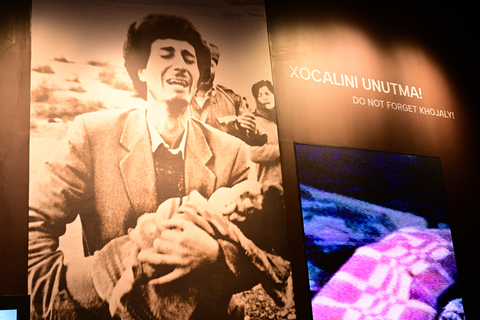 President Ilham Aliyev, First Lady Mehriban Aliyeva, attend opening of Khojaly Genocide Memorial (PHOTO/VIDEO)