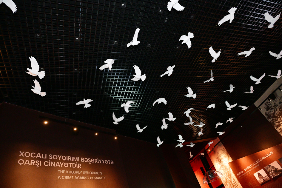 President Ilham Aliyev, First Lady Mehriban Aliyeva, attend opening of Khojaly Genocide Memorial (PHOTO/VIDEO)