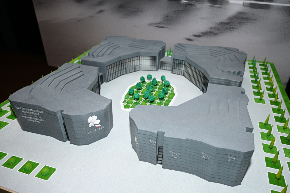 President Ilham Aliyev, First Lady Mehriban Aliyeva, attend opening of Khojaly Genocide Memorial (PHOTO/VIDEO)