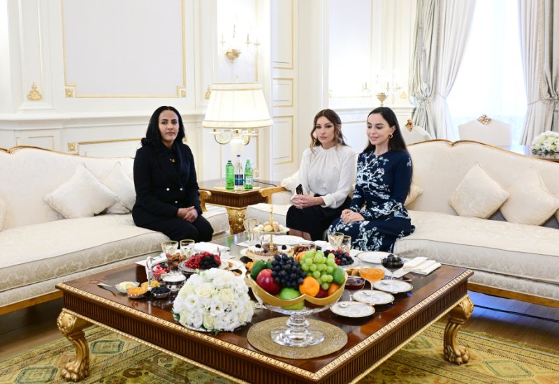 First Lady Mehriban Aliyeva meets with First Lady of Ethiopia (VIDEO)