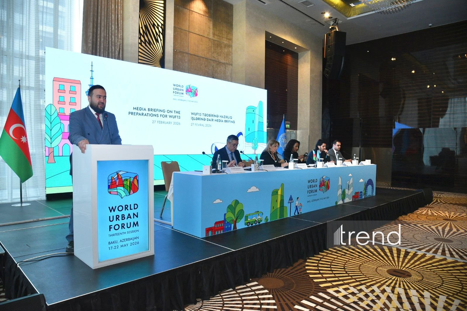 Press conference on preparation process for WUF13 wraps up in Baku (PHOTO)