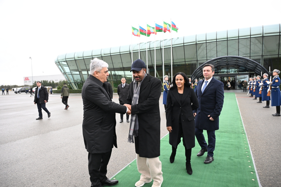 Ethiopian Prime Minister concludes his visit to Azerbaijan (PHOTO)