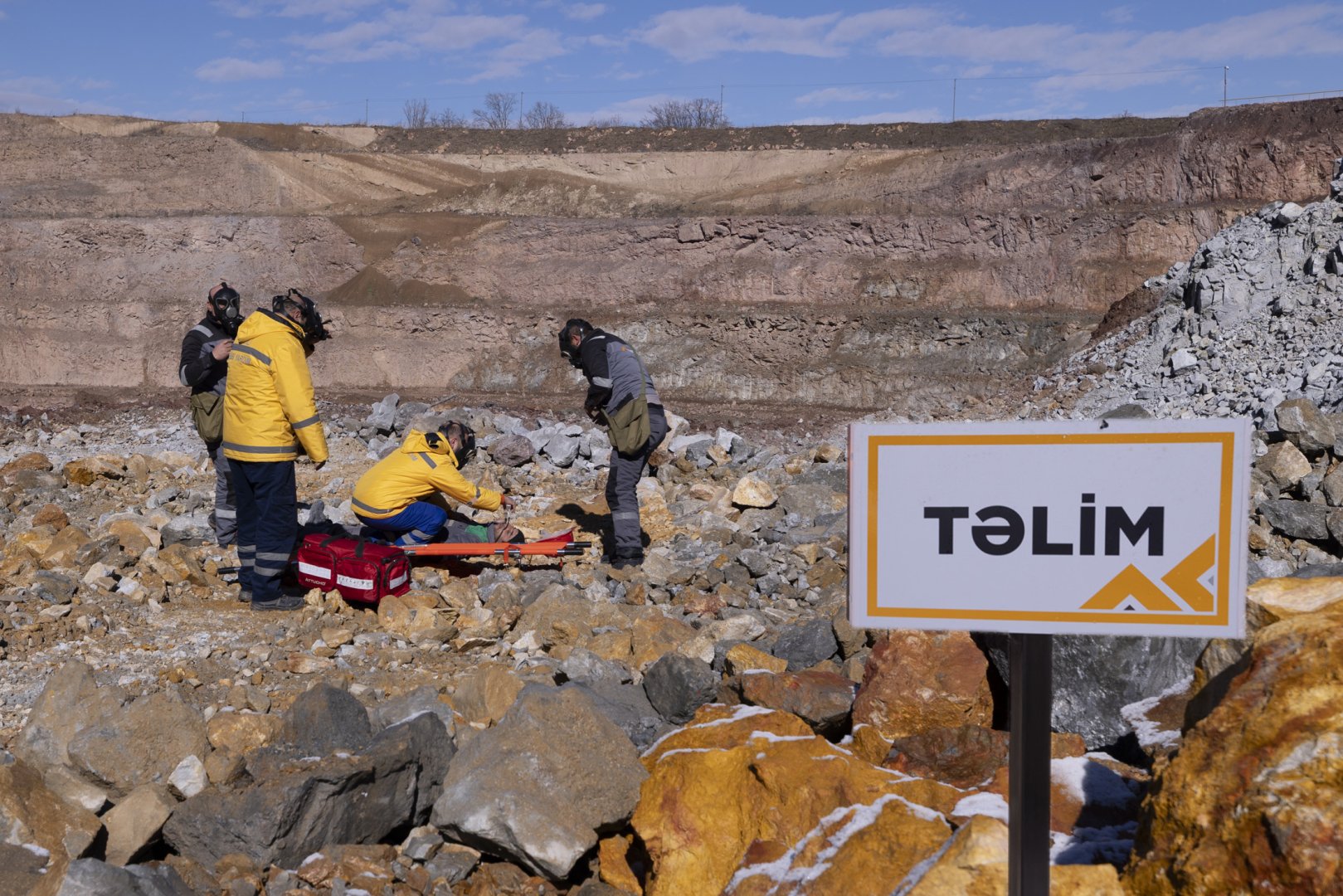 “AzerGold” CJSC held an event dedicated to World Civil Defense Day in Dashkesan (PHOTO)