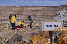 “AzerGold” CJSC held an event dedicated to World Civil Defense Day in Dashkesan (PHOTO)