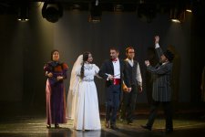 Leyla Aliyeva attends performance of "Oil Boom Smiles on Everyone" at National Youth Theater (PHOTO)