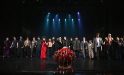 Leyla Aliyeva attends performance of "Oil Boom Smiles on Everyone" at National Youth Theater (PHOTO)