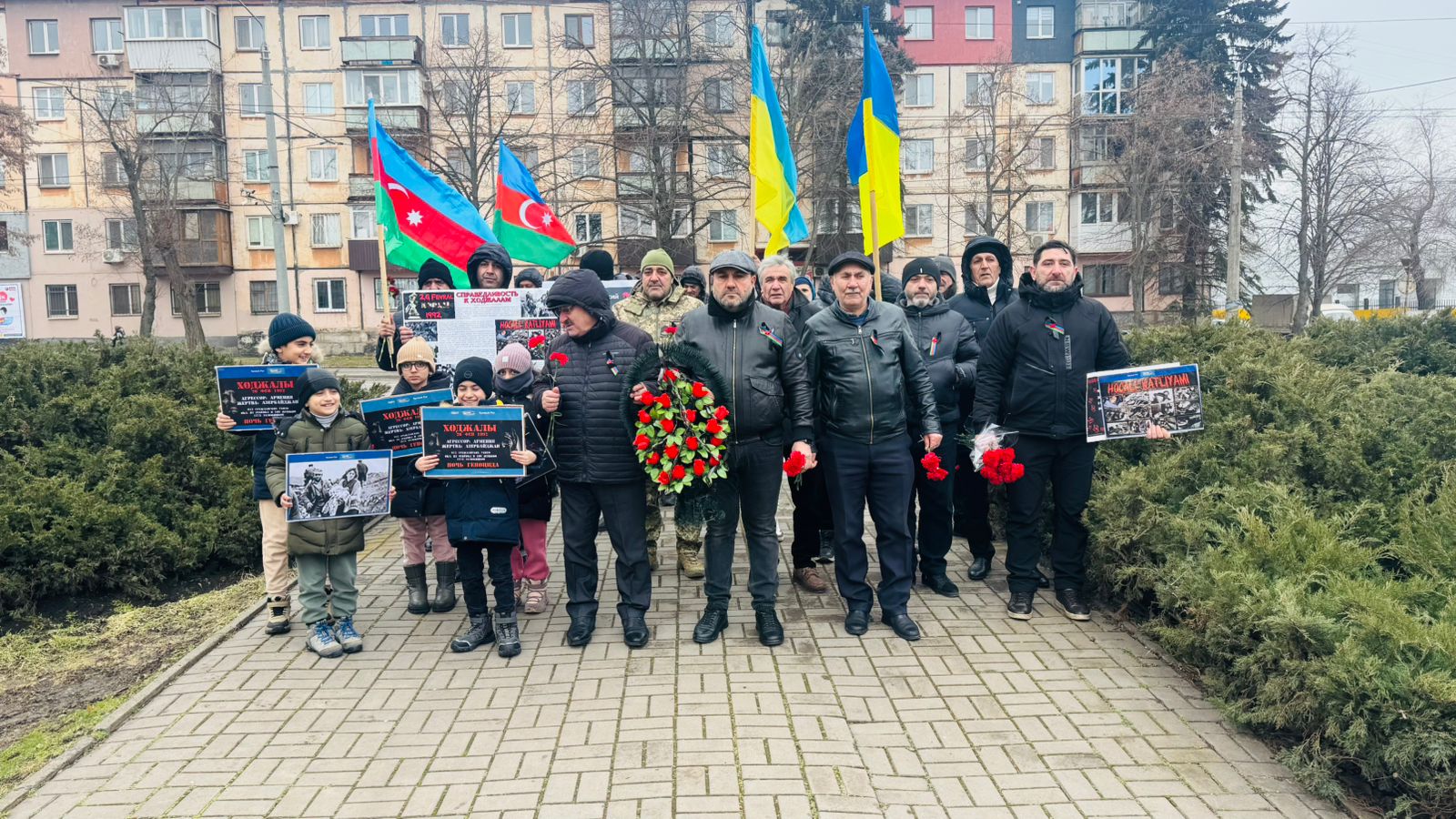 Azerbaijani diaspora in Ukraine commemorates Khojaly genocide victims (PHOTO)