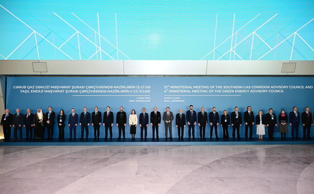 President Ilham Aliyev addresses 12th Southern Gas Corridor Advisory Council Ministerial Meeting and 4th Green Energy Advisory Council Ministerial Meeting (PHOTO/VIDEO)