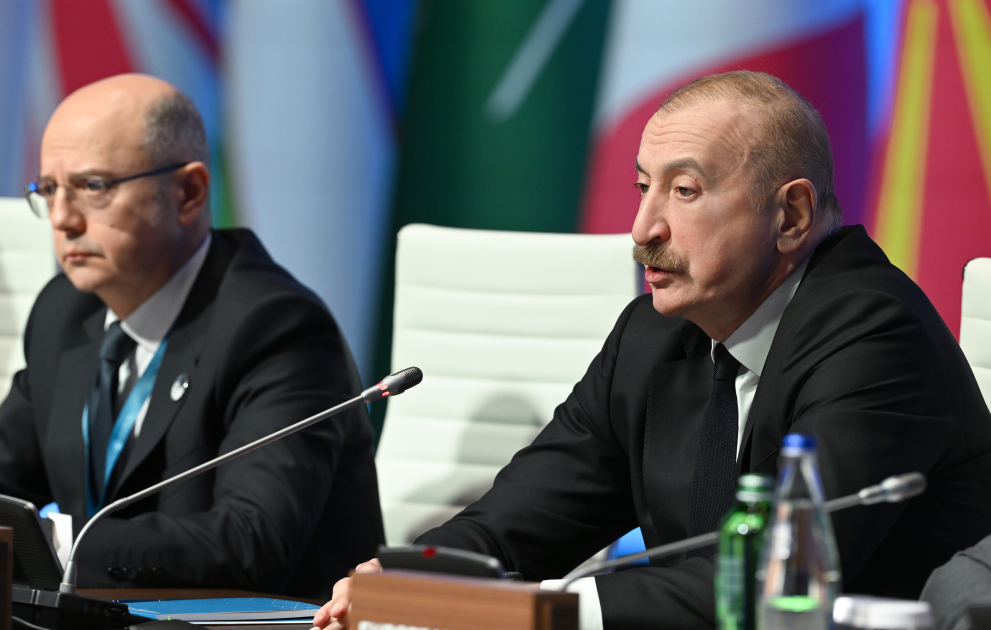 President Ilham Aliyev addresses 12th Southern Gas Corridor Advisory Council Ministerial Meeting and 4th Green Energy Advisory Council Ministerial Meeting (PHOTO/VIDEO)