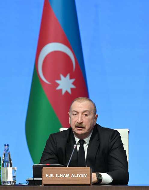 President Ilham Aliyev addresses 12th Southern Gas Corridor Advisory Council Ministerial Meeting and 4th Green Energy Advisory Council Ministerial Meeting (PHOTO/VIDEO)