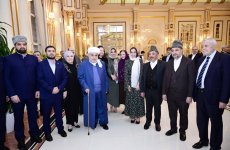 Leyla Aliyeva and Arzu Aliyeva attend Iftar ceremony held on occasion of holy month of Ramadan (PHOTO)