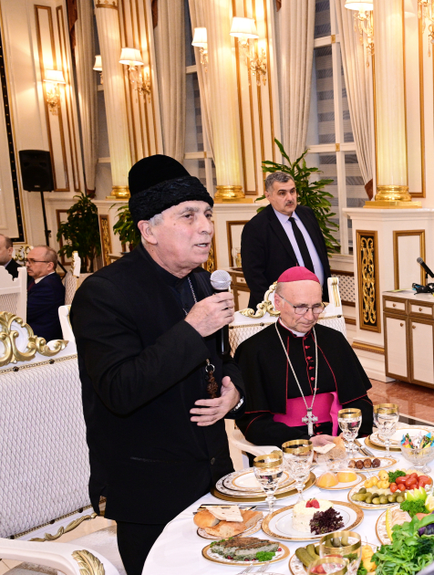 Leyla Aliyeva and Arzu Aliyeva attend Iftar ceremony held on occasion of holy month of Ramadan (PHOTO)