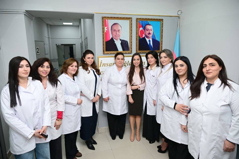 Leyla Aliyeva visits Baku City Narcology Center (PHOTO)