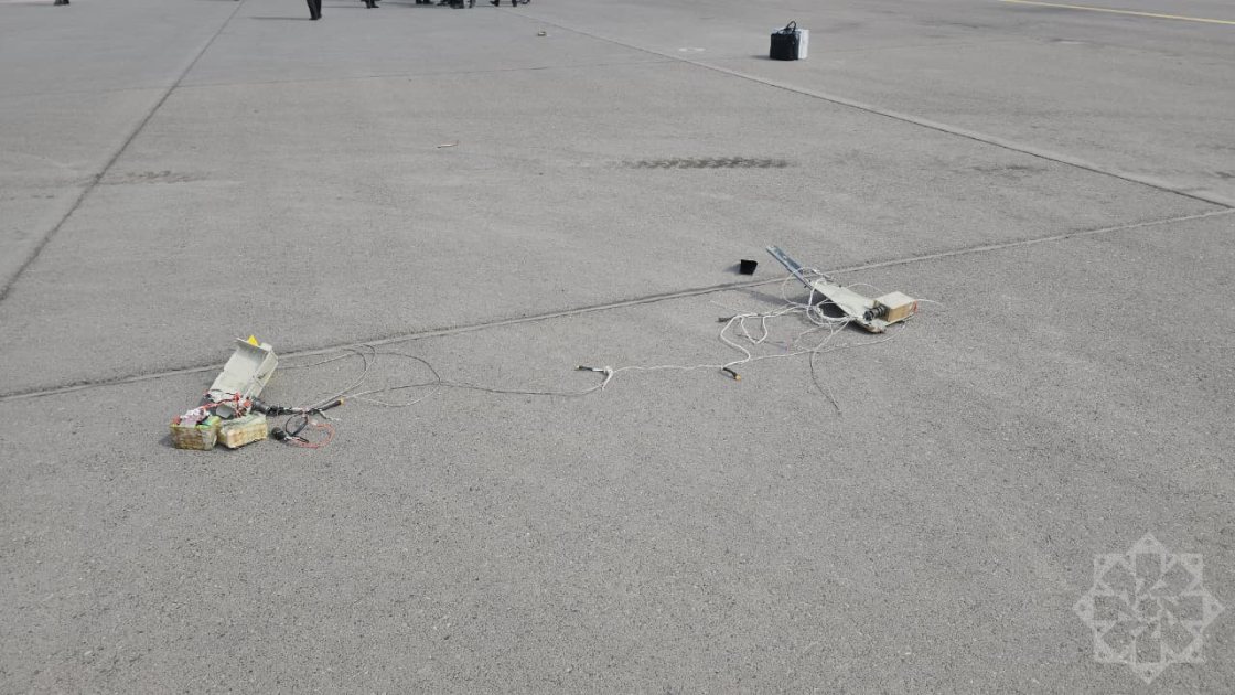 Remnants of drone that hit Nakhchivan Airport (PHOTO/VIDEO)