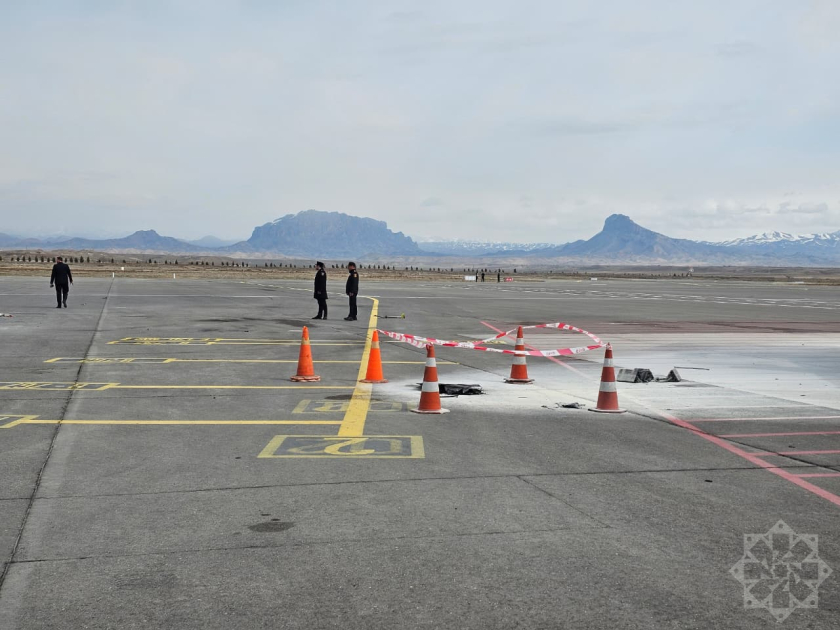 Remnants of drone that hit Nakhchivan Airport (PHOTO/VIDEO)