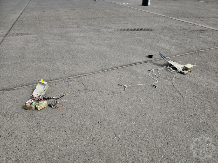 Remnants of drone that hit Nakhchivan Airport (PHOTO/VIDEO)
