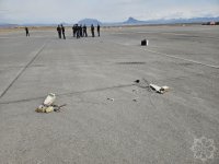 Remnants of drone that hit Nakhchivan Airport (PHOTO/VIDEO)