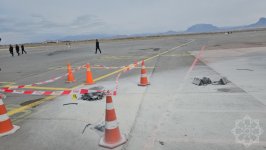 Remnants of drone that hit Nakhchivan Airport (PHOTO/VIDEO)