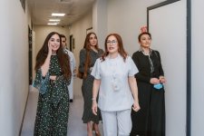 Leyla Aliyeva and Arzu Aliyeva visits Pediatric Unit of “Leyla Medical Center” (PHOTO)