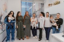 Leyla Aliyeva and Arzu Aliyeva visits Pediatric Unit of “Leyla Medical Center” (PHOTO)