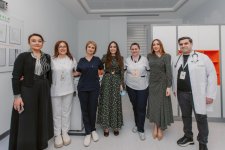 Leyla Aliyeva and Arzu Aliyeva visits Pediatric Unit of “Leyla Medical Center” (PHOTO)
