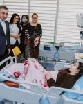 Leyla Aliyeva and Arzu Aliyeva visits Pediatric Unit of “Leyla Medical Center” (PHOTO)