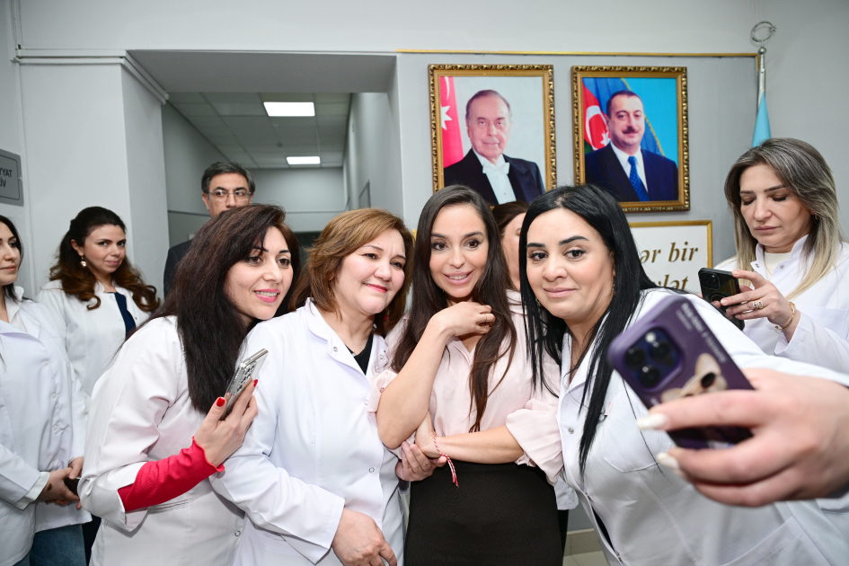 Leyla Aliyeva visits Baku City Narcology Center (PHOTO)