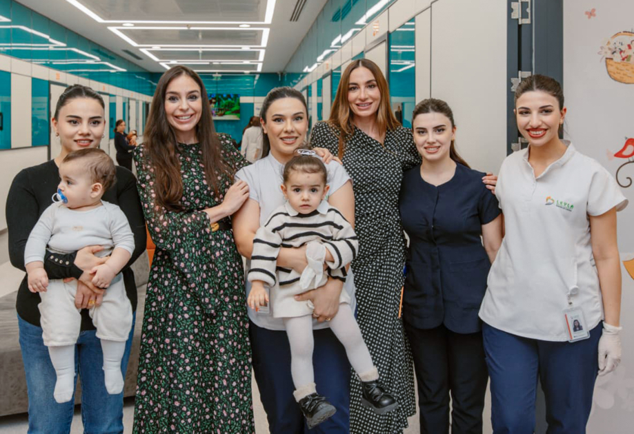 Leyla Aliyeva and Arzu Aliyeva visits Pediatric Unit of “Leyla Medical Center” (PHOTO)