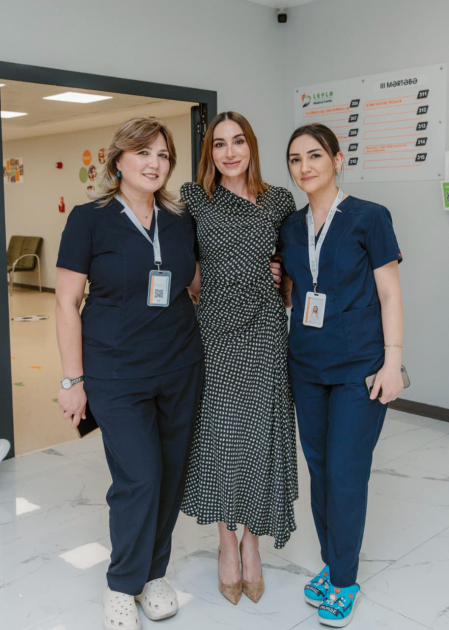 Leyla Aliyeva and Arzu Aliyeva visits Pediatric Unit of “Leyla Medical Center” (PHOTO)