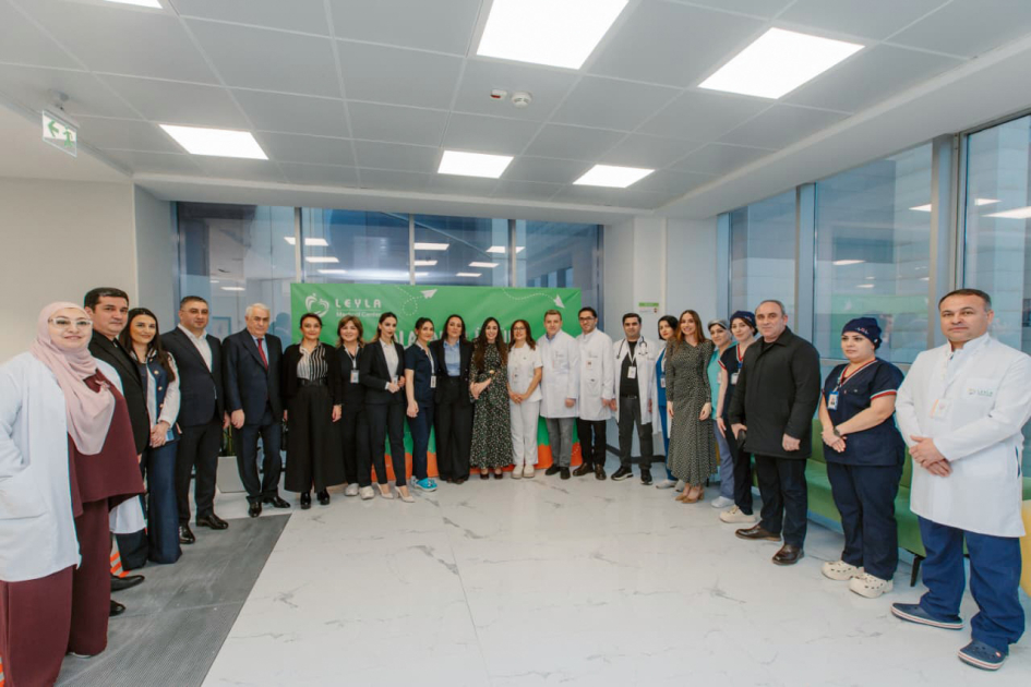 Leyla Aliyeva and Arzu Aliyeva visits Pediatric Unit of “Leyla Medical Center” (PHOTO)