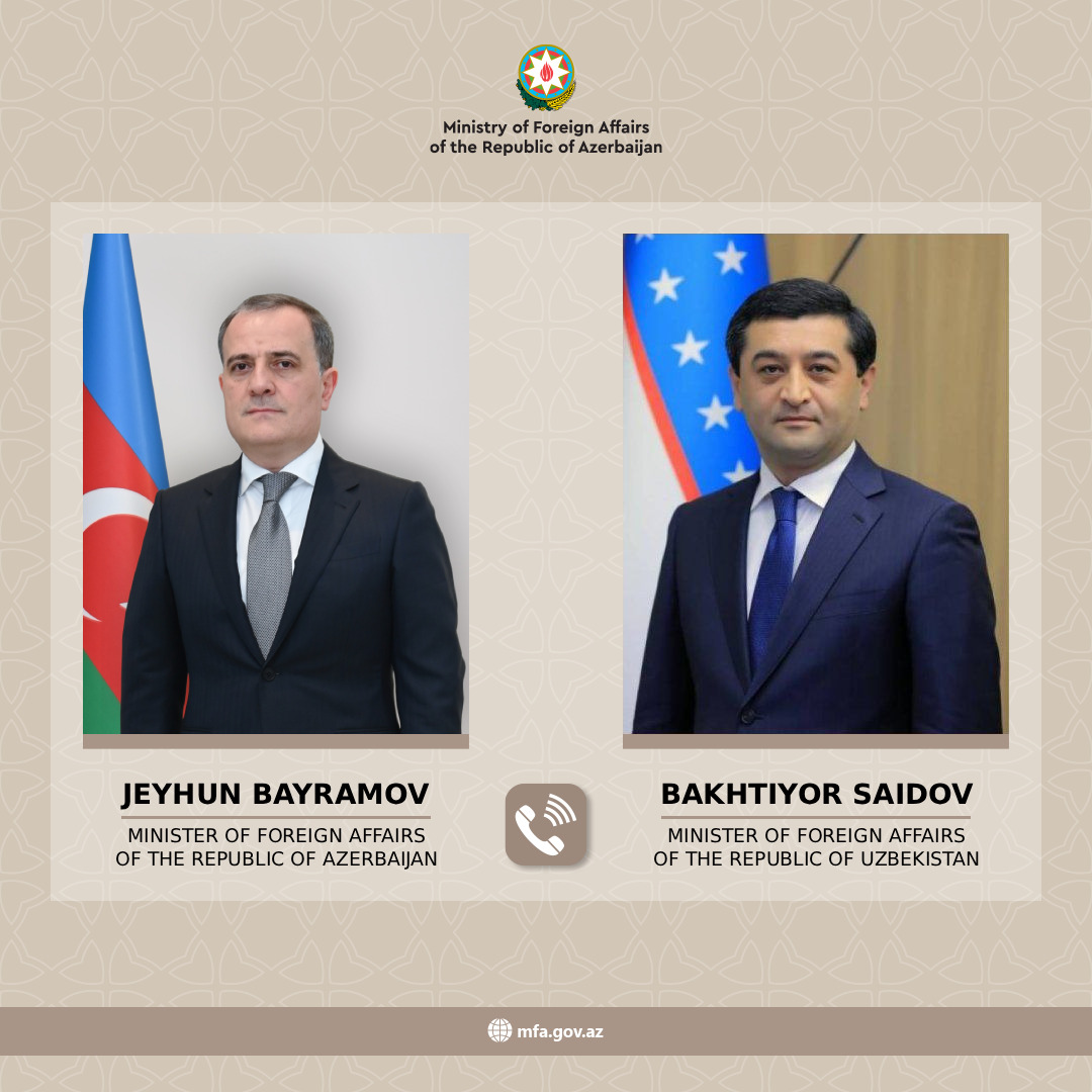 Azerbaijani and Uzbek FMs discuss Iran's drone strike on Nakhchivan