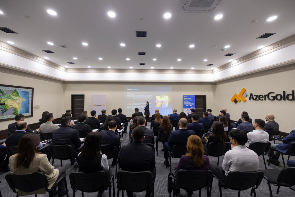 Next cybersecurity training was held at AzerGold CJSC (PHOTO)
