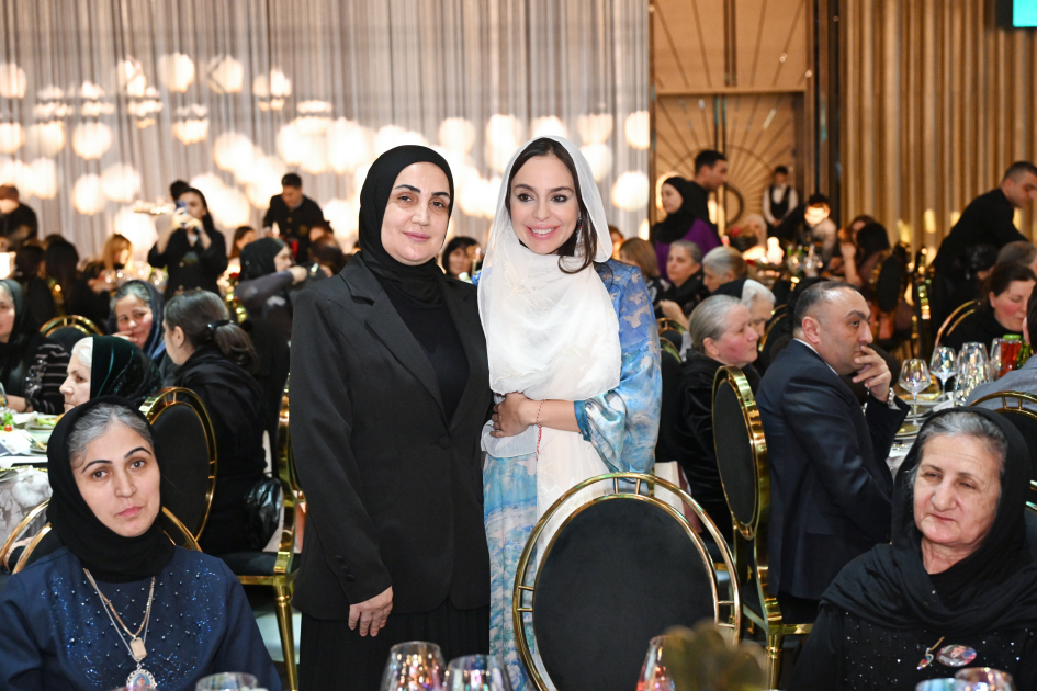 Leyla Aliyeva attends iftar dinner held with participation of martyrs’ mothers (PHOTO)