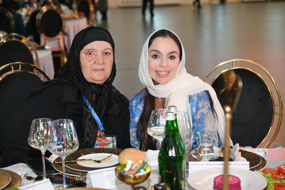 Leyla Aliyeva attends iftar dinner held with participation of martyrs’ mothers (PHOTO)