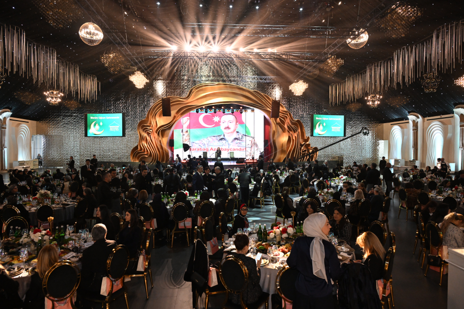 Leyla Aliyeva attends iftar dinner held with participation of martyrs’ mothers (PHOTO)