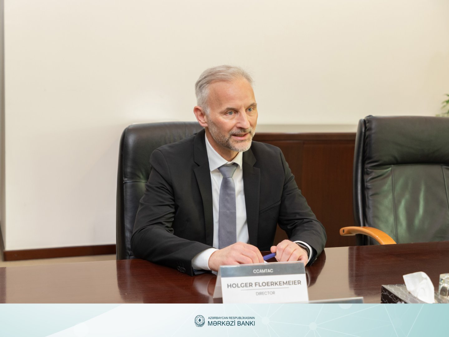 Azerbaijan's Central Bank, CCAMTAC explore prospects of cooperation (PHOTO)