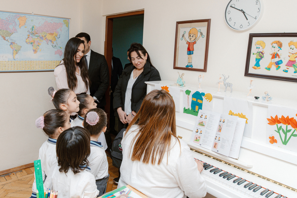 Leyla Aliyeva visits Baku Choreography Academy (PHOTO)