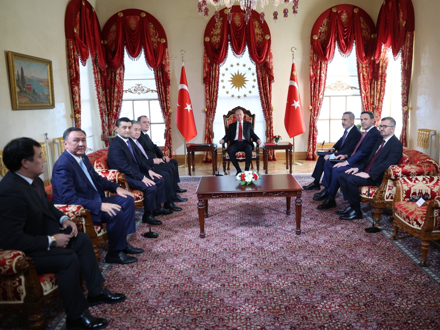 Azerbaijan's FM received by Türkiye’s President in Istanbul (PHOTO)