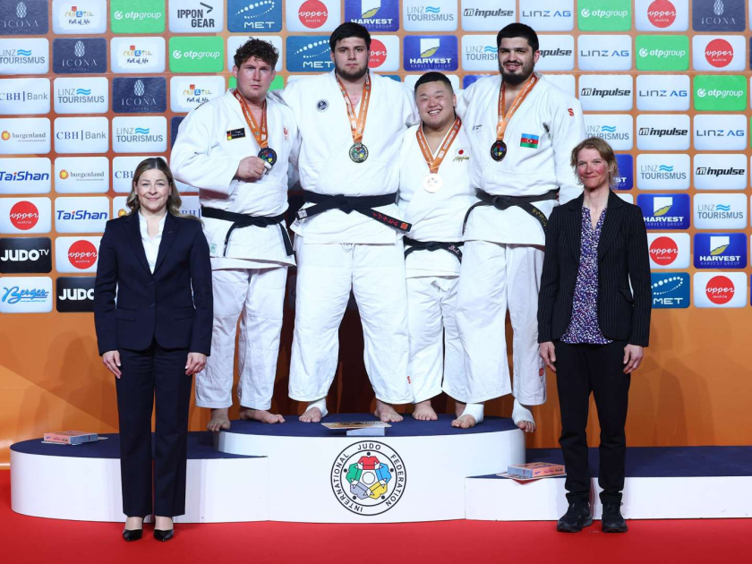 Azerbaijani judokas claim four medals at Linz Grand Prix 2026
