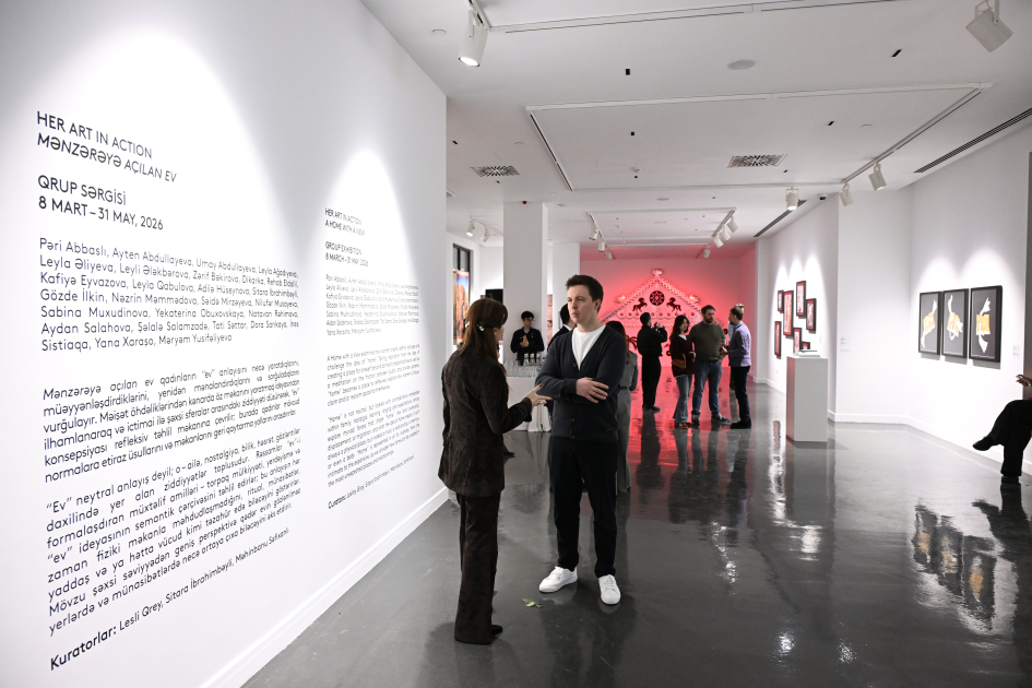 Leyla Aliyeva participates in group exhibition titled “A House Opening onto the Landscape” (PHOTO)