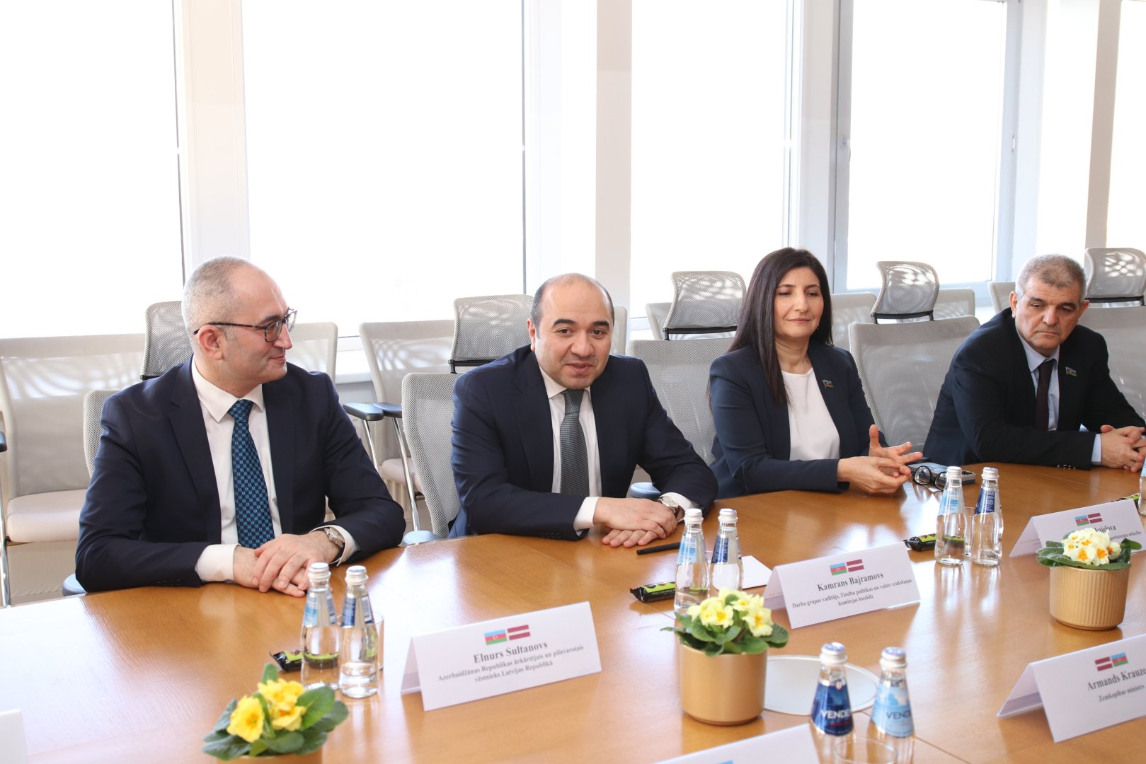 Azerbaijani parliamentarians meet with Latvian minister of agriculture in Riga (PHOTO)