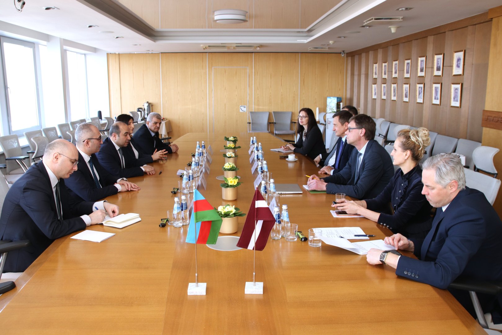 Azerbaijani parliamentarians meet with Latvian minister of agriculture in Riga (PHOTO)
