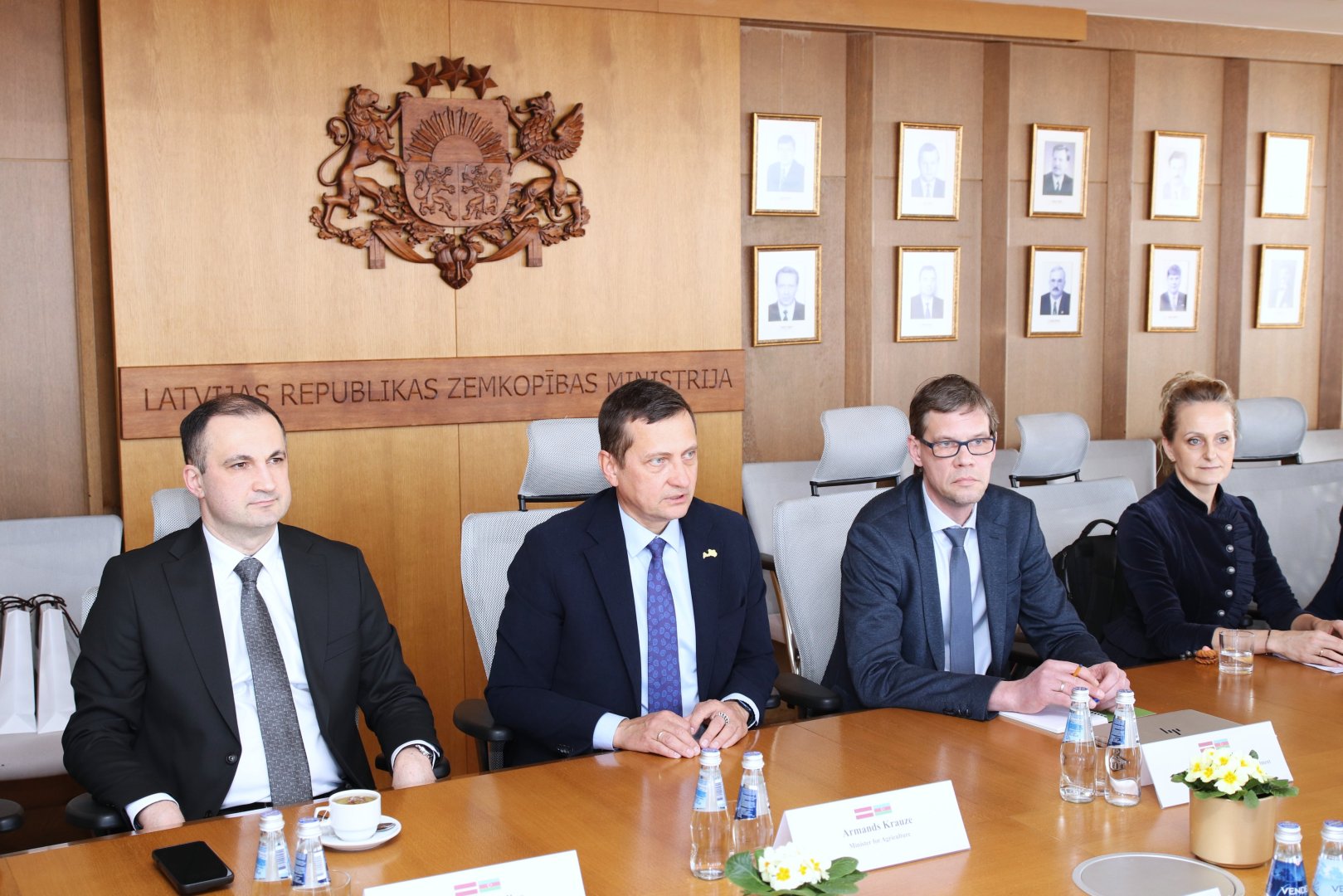 Azerbaijani parliamentarians meet with Latvian minister of agriculture in Riga (PHOTO)