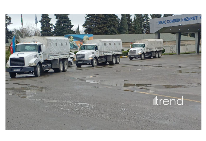 Humanitarian aid sent to Iran on President Ilham Aliyev’s instructions reaches border (PHOTO/VIDEO)