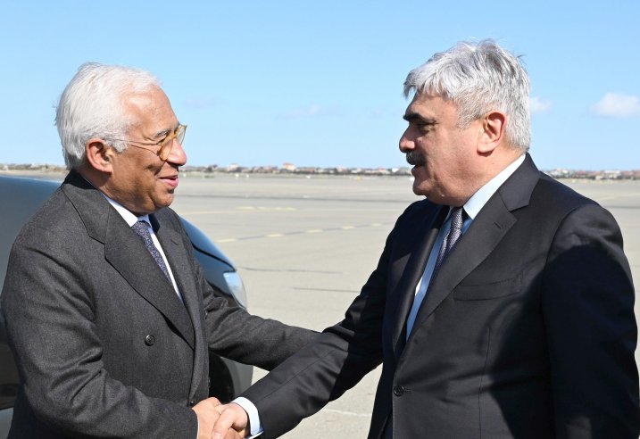 President of European Council arrives in Azerbaijan on official visit (PHOTO)