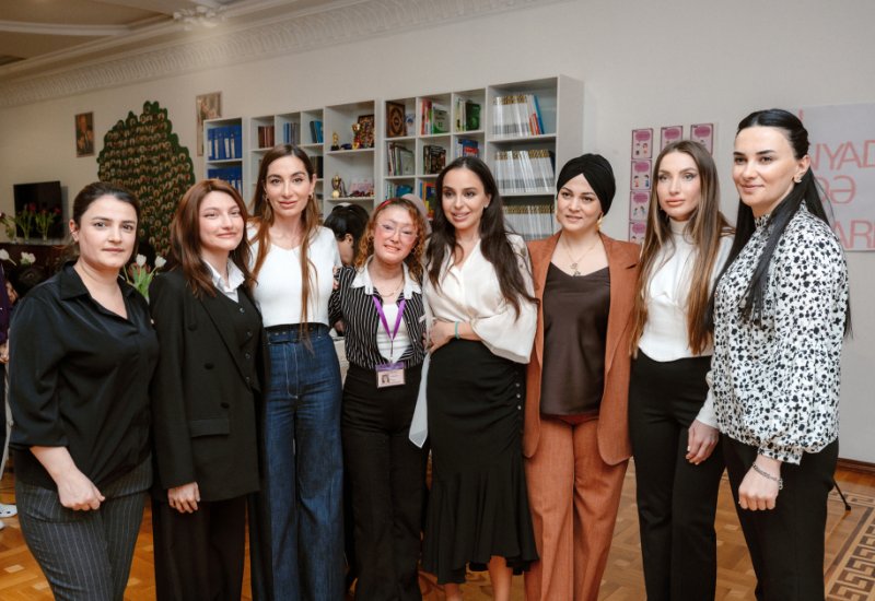 Leyla Aliyeva, Arzu Aliyeva, and Alena Aliyeva visit “Support for Living” Center (PHOTO)