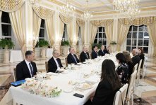 President Ilham Aliyev held expanded meeting with President of European Council during official luncheon (PHOTO)